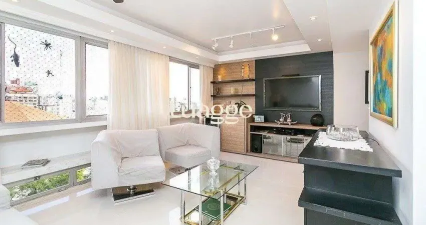 Apartamento para Venda - 110.55m², 3 dormitórios, sendo 2 suites, 1 vaga - Petrópolis