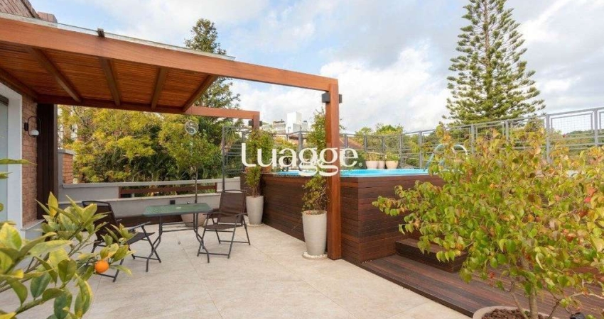 Cobertura para Venda - 234.17m², 3 dormitórios, sendo 1 suites, 2 vagas - Cristal