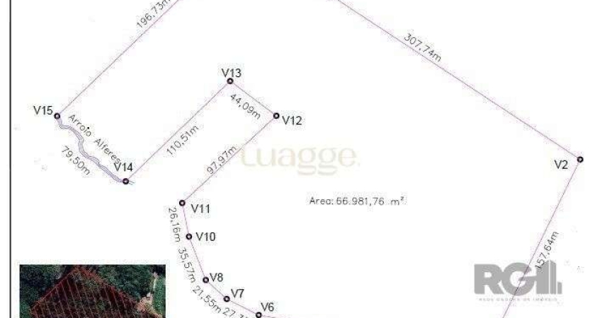 Area 6,69ha | Bairro Belem Velho