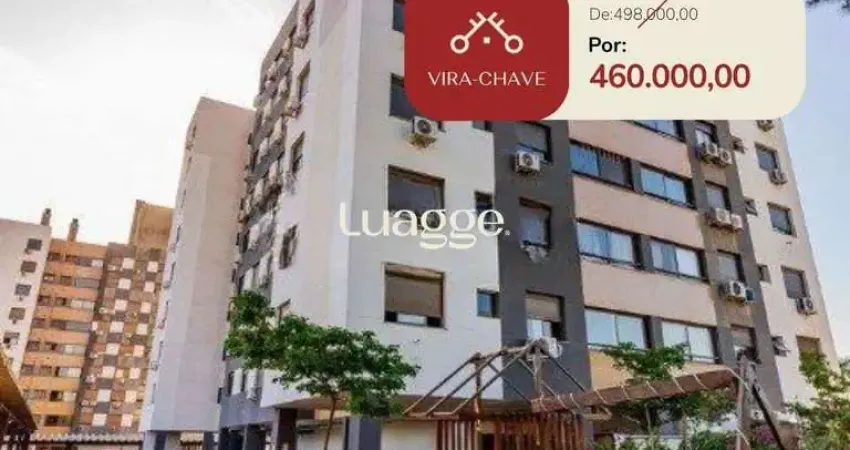 Apartamento novo, 61,14m², 2 quartos, 1 suíte, churrasqueira, vaga coberta, zona sul.