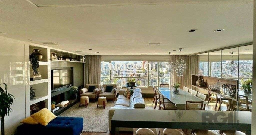 Vende-se luxuoso apartamento com 3 suítes, 2 vagas, lareira no bairro Rio Branco com 133m²