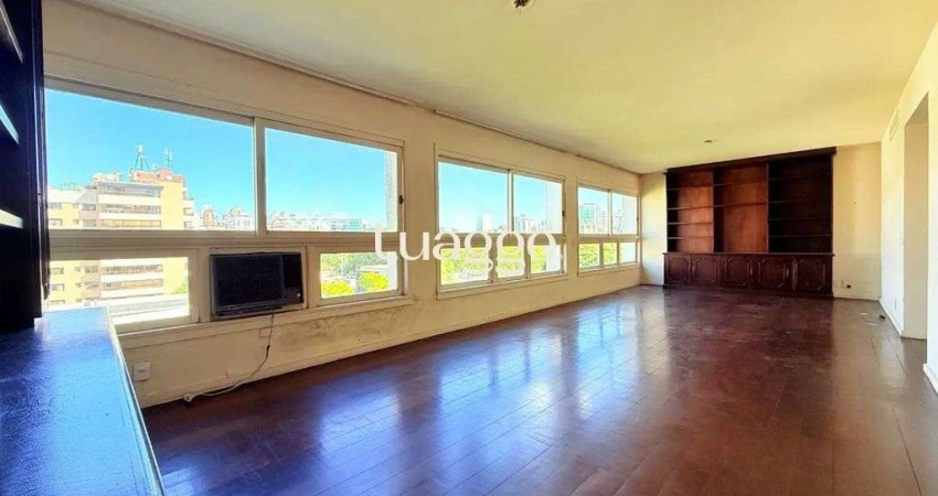 Apartamento alto padrão com 3 quartos, ótima localização e 173 m² - Moinhos de Vento