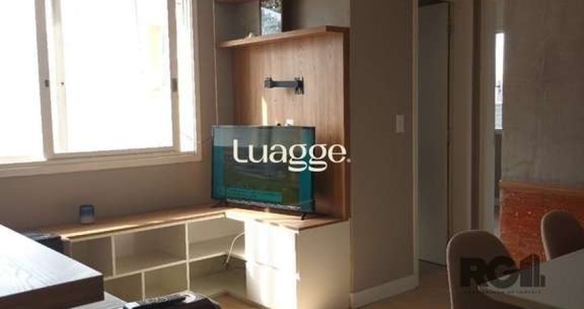 Apartamento 2 quartos, garagem semi mobiliado!