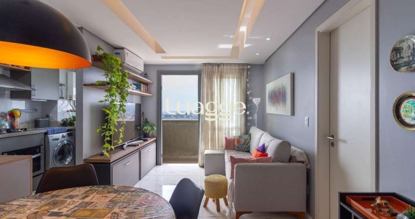 Apartamento de 1 dormitório mobiliado no pornto mais alto do Petrópolis,