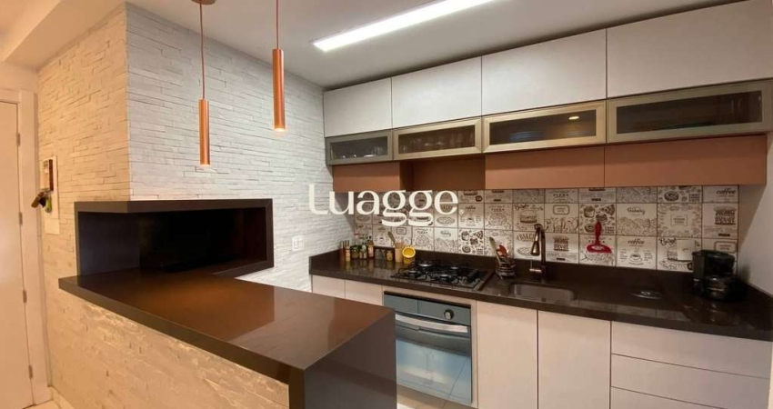 Apartamento à venda com 1 Dormitório churrasqueira garden