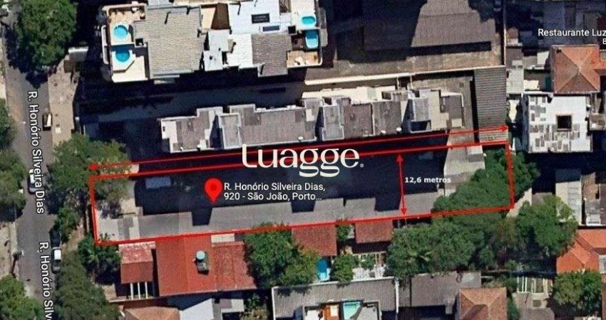 Terreno de 995,40m² no Bairro São João