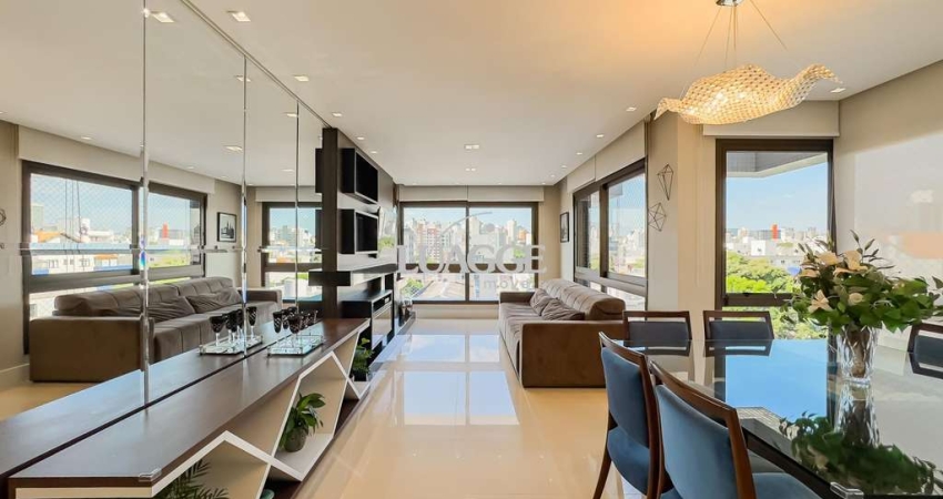 Belíssimo apartamento mobiliado com 2 suítes e 2 vagas a venda no bairro Petrópoilis.