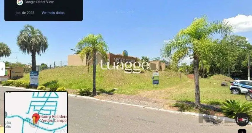 Terreno em condomínio com 385,88m² no Residencial Verdes Campos.