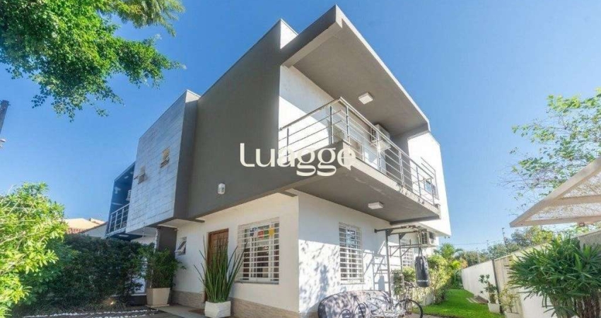 Casa, totalmente mobiliada, 3 dormitórios, 1 uma suíte com closet e sacada