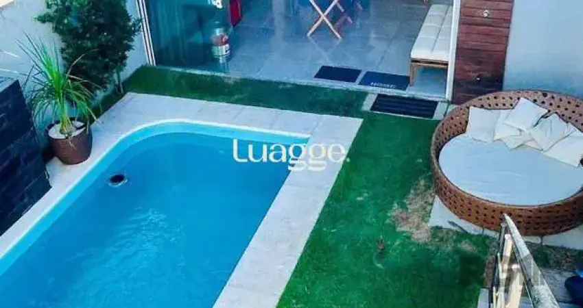 CASA COM 4 DORMITORIOS SUITE , A 3 QUADRAS DO MAR !!