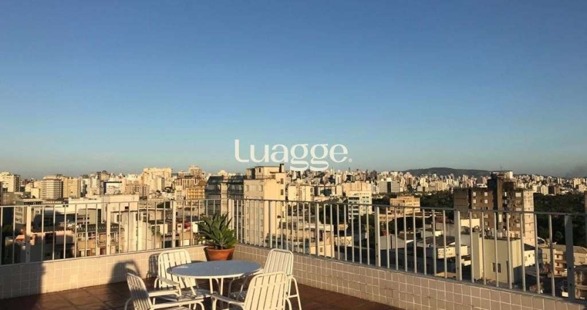 Apto com 01 dormitório , Terraço coletivo com linda vista .