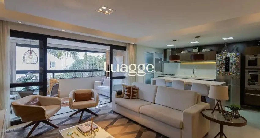 Apartamento 136 m² 3 suítes e 3 vagas de garagem no bairro Chácara das Pedras.