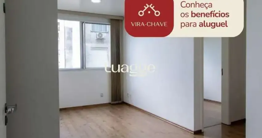 Apartamento em condominio fechado para locação no bairro ipanema - 46m² - piso laminado - 02 quartos - 01 vaga
