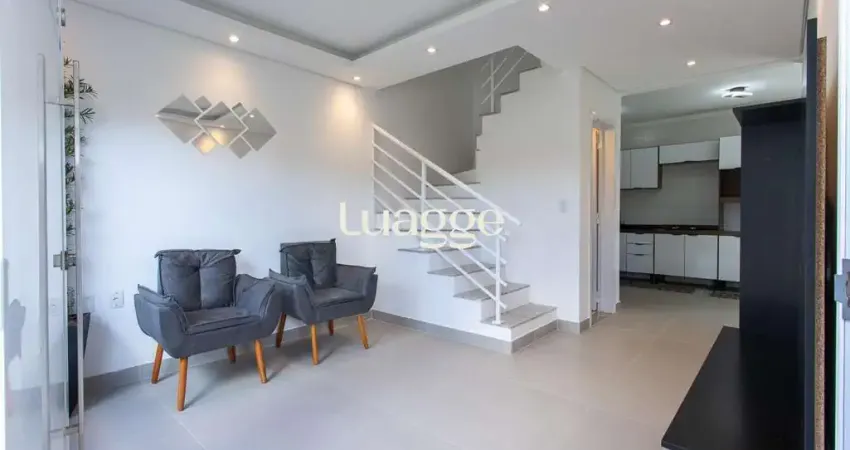 Excelente casa nova, semi mobiliada, com 3 dormitórios (sendo 1 suíte).