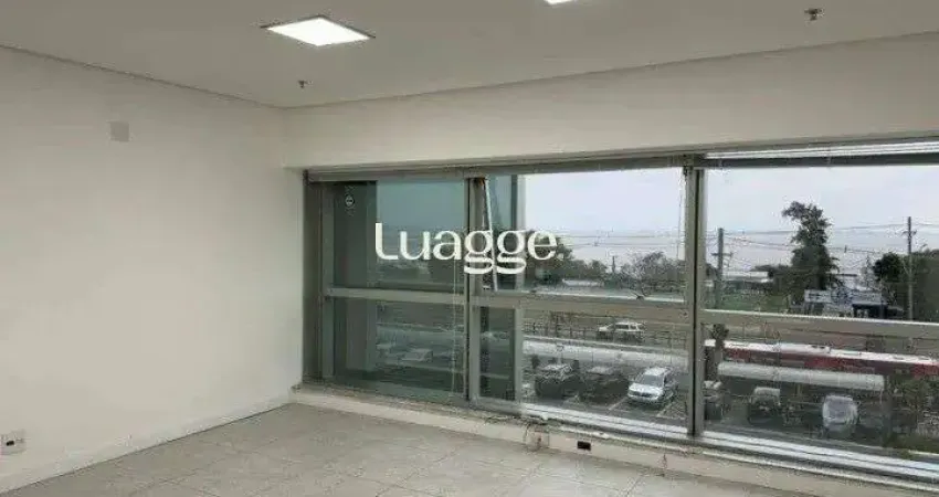 Sala comercial para locação no bairro cristal - piso cerâmico - 01 banheiro - 37m²