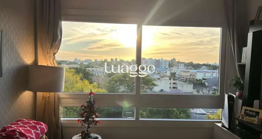 Apartamento de 2 dormitórios com suíte, churrasqueira e infraestrutura completa na Zona Sul de Porto Alegre.