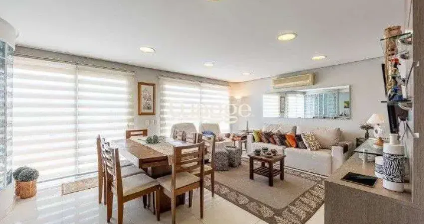 Cobertura no bairro auxiliadora, 3 dormitórios, 1 suíte, churrasqueira e vaga coberta.