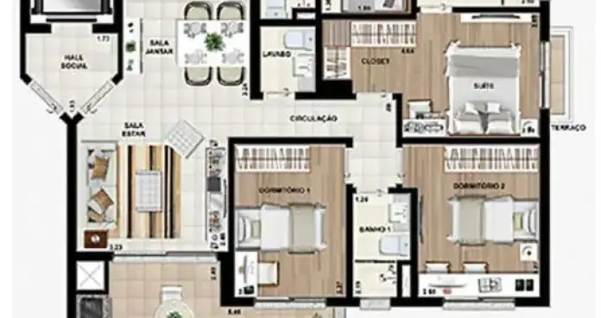 Apartamento com 3 quartos à venda na Rua Domingos Lopes da Silva, 877, Morumbi, São Paulo