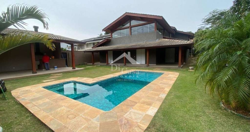 Casa em condomínio fechado em Atibaia - 4 suítes - 4 vagas - lazer