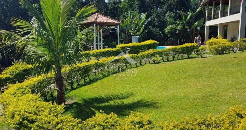 Chácara com 3 dormitórios à venda, 5000 m² por r$ 850.000 - portão - atibaia/sp