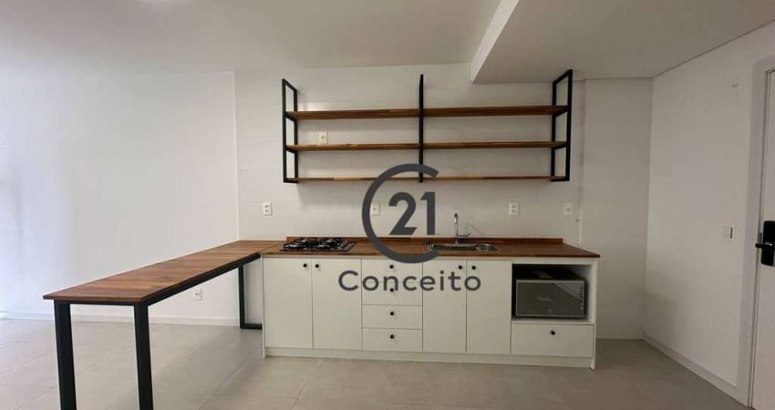 Apartamento com 1 dormitório, 45 m² - venda por R$ 550.000,00 ou aluguel por R$ 3.500,00/mês - Estreito - Florianópolis/SC
