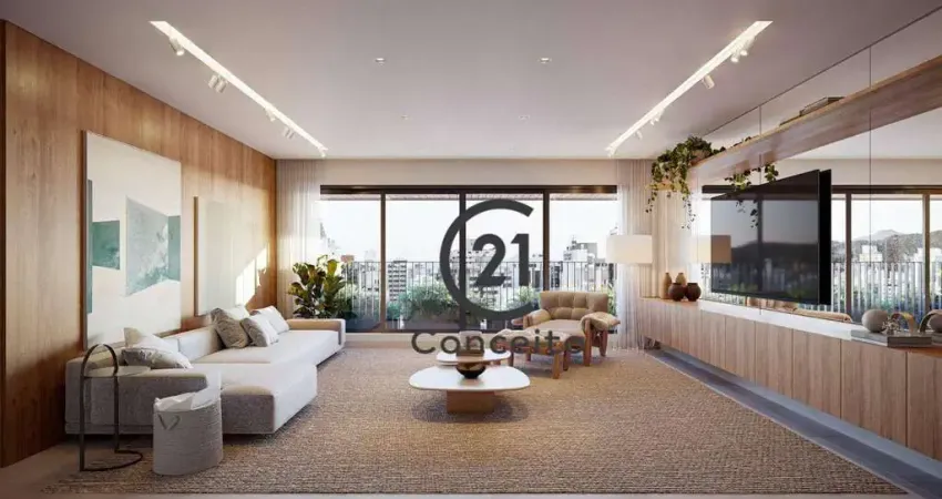 Apartamento com 3 quartos, 3 suítes à venda, com 129 m² no Centro de Florianópolis/SC