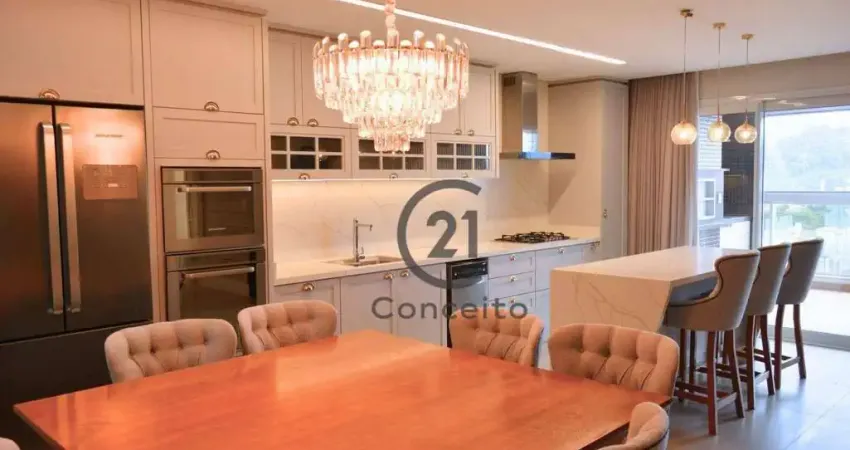 Apartamento com 3 quartos, 3 suítes MOBILIADO à venda, 140 m² no bairro Kobrasol - São José/SC