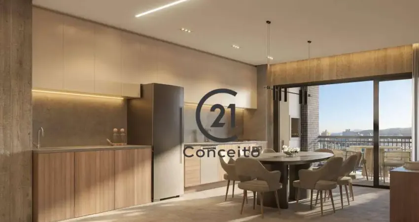 Apartamento com 2 dormitórios, 2 suítes à venda, 94 m² por R$ 902.000 - Campinas - São José/SC