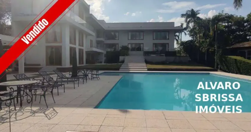 Já foi vendido - casa luxuosa com 5 suítes, mobiliada e climatizada, de fundo para o lago do condomínio fazenda vila real de itu sp