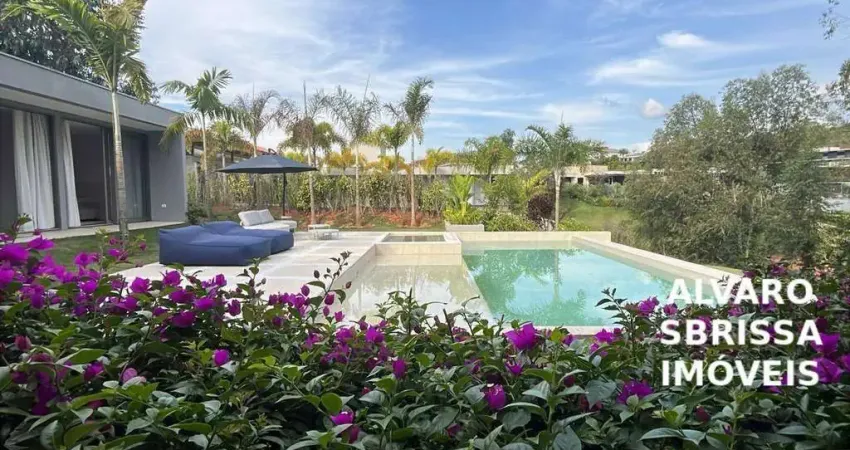 Belíssima casa mobiliada casa com 5 dormitórios à venda, 2160 m² por r$ 9.200.000 - condomínio terras de são jose ii - itu/sp