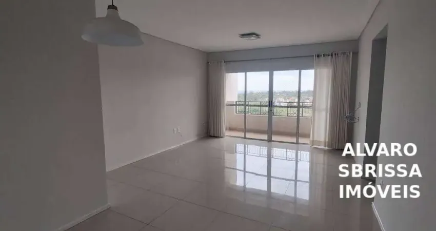 Apartamento com 3 dormitórios sendo uma suite, para alugar. 134m2 área livre - condomínio edifício verona - itu/sp