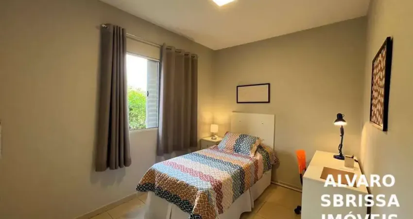 Oportunidade única. lindo apartamento mobiliado com 2 dormitórios à venda, 48 m² por r$ 300.000 - vila santa terezinha - itu/sp