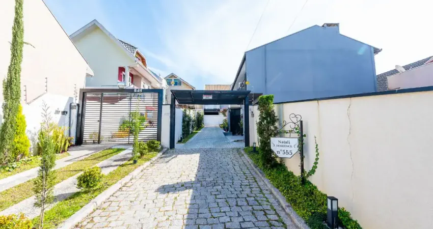 Sobrado com 3 quartos e uma suite com jardim privativo jardim ipe santa felicidade