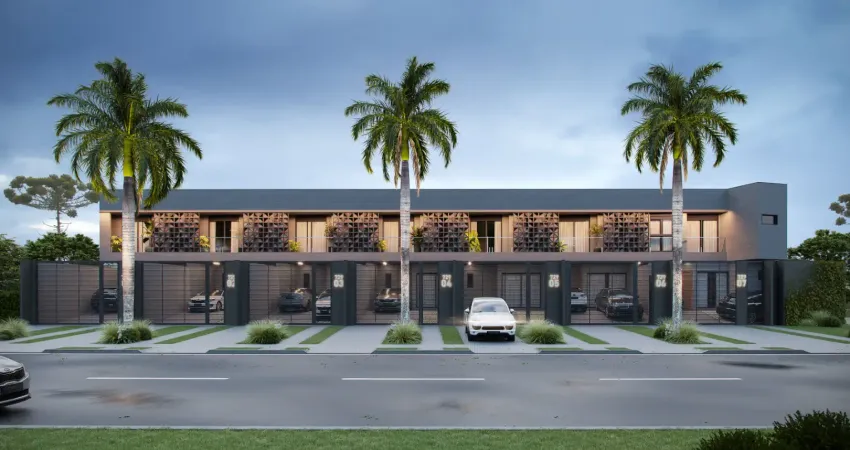 Sora Residenza, Condomínio de sobrados duplex de 113 a 132 M2 frente rua