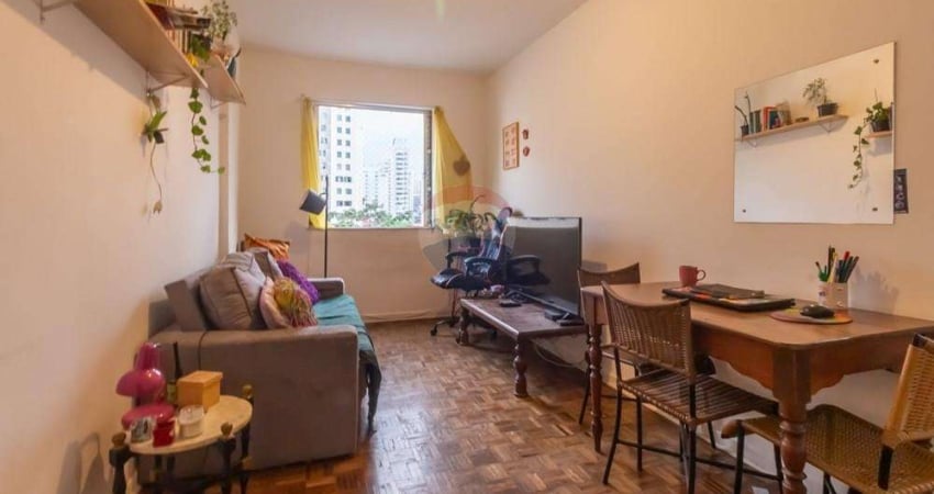 Belo Apartamento a venda em Perdizes, 58m com um quarto, sala cozinha e banheiro.