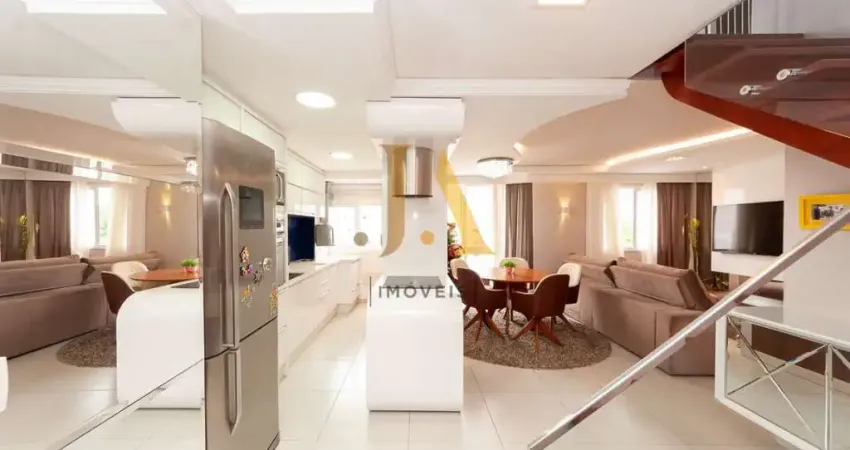 LINDA COBERTURA NO ECOVILLE, 2 DORMITÓRIOS SENDO 1 SUÍTE, 110 M² PRIVATIVOS