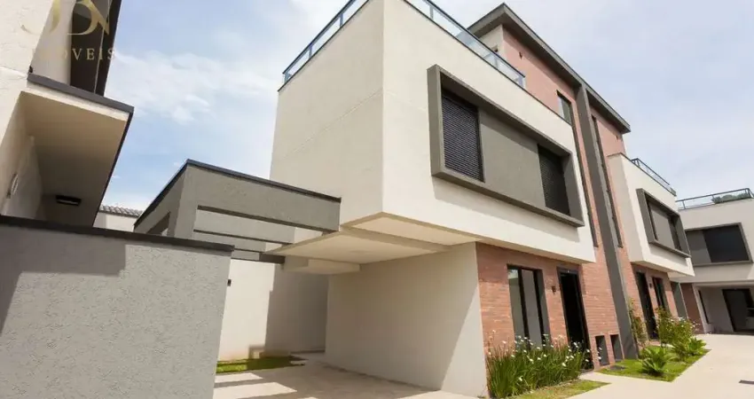 Sobrado em condomínio 3 dormitórios no abranches - jbn imóveis