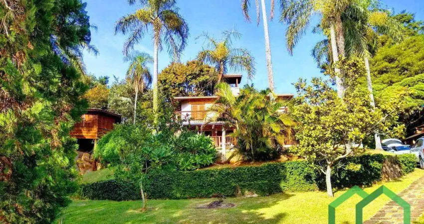 Chácara com 4 dormitórios para alugar, 1980 m² por r$ 6.850,00/mês - zona rural - itatiba/sp