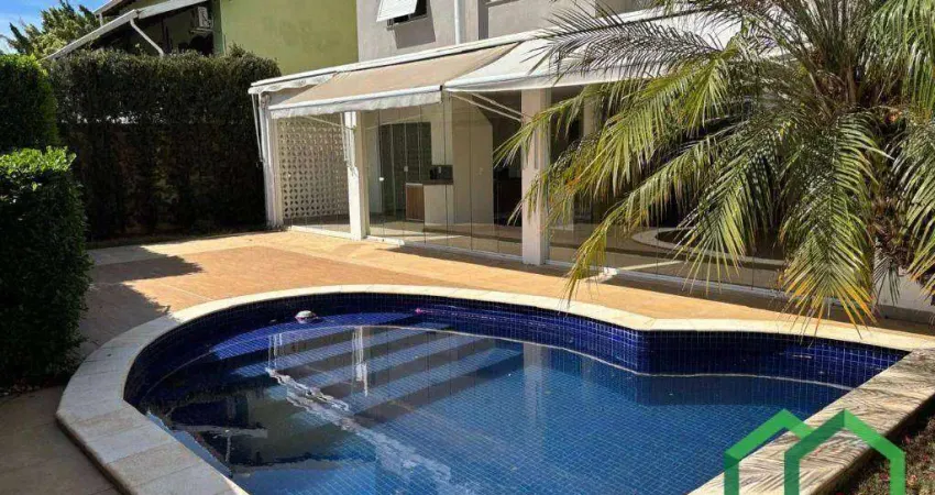 Casa para alugar, 265 m² por r$ 10.815,00/mês - parque da hípica - campinas/sp