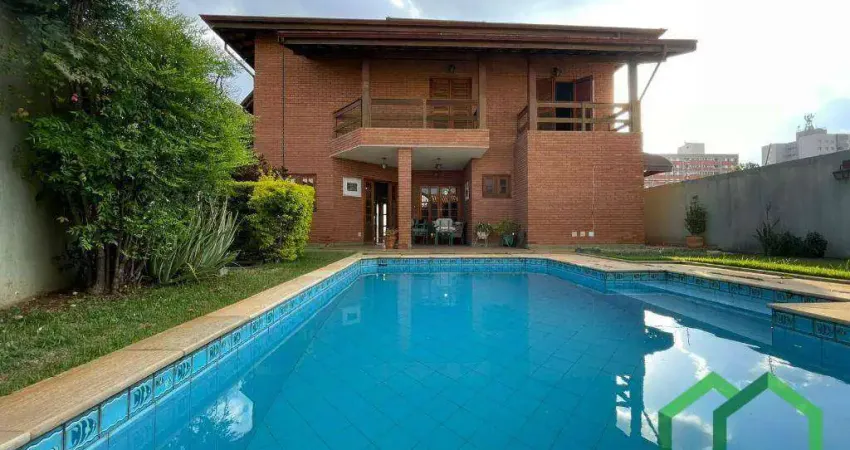 Casa com 5 dormitórios à venda, 375 m² por r$ 1.500.000,00 - jardim das oliveiras - campinas/sp