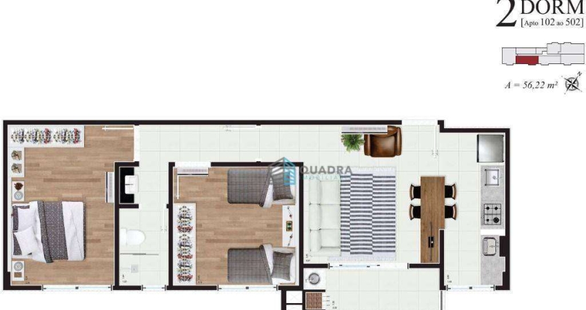 Apartamento com 1 quarto à venda na Rua das Cerejeiras, 92, Carvoeira, Florianópolis