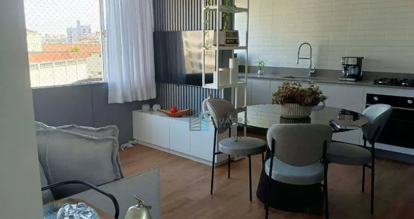 Apartamento com 1 dormitório à venda, 43 m² por r$ 570.000,00 - centro - florianópolis/sc
