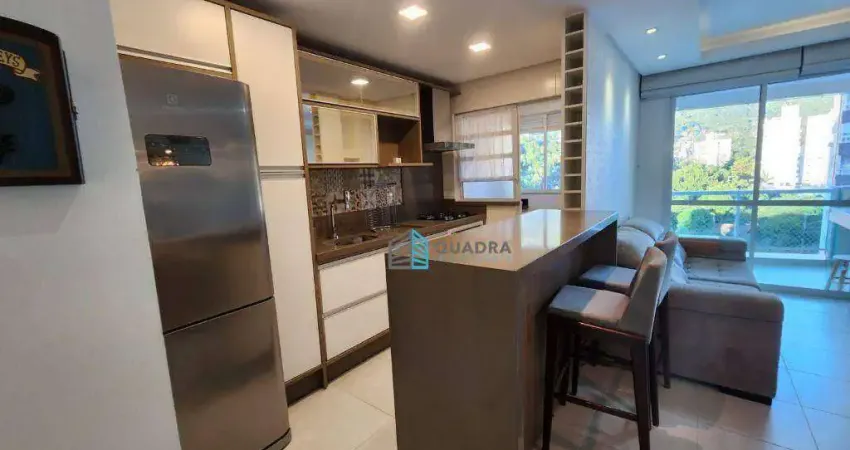 Apartamento com 2 dormitórios para alugar, 70 m² por R$ 4.621,37/mês - Itacorubi - Florianópolis/SC