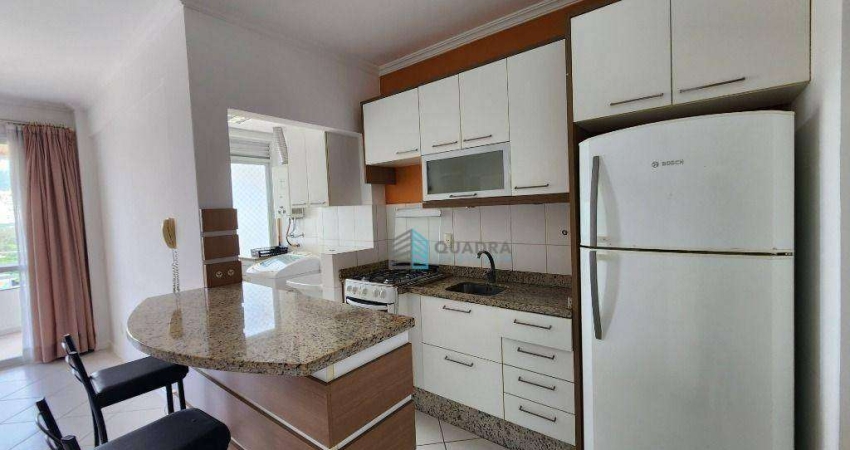 Apartamento com 1 dormitório para alugar, 55 m² por R$ 3.535,76/mês - Córrego Grande - Florianópolis/SC
