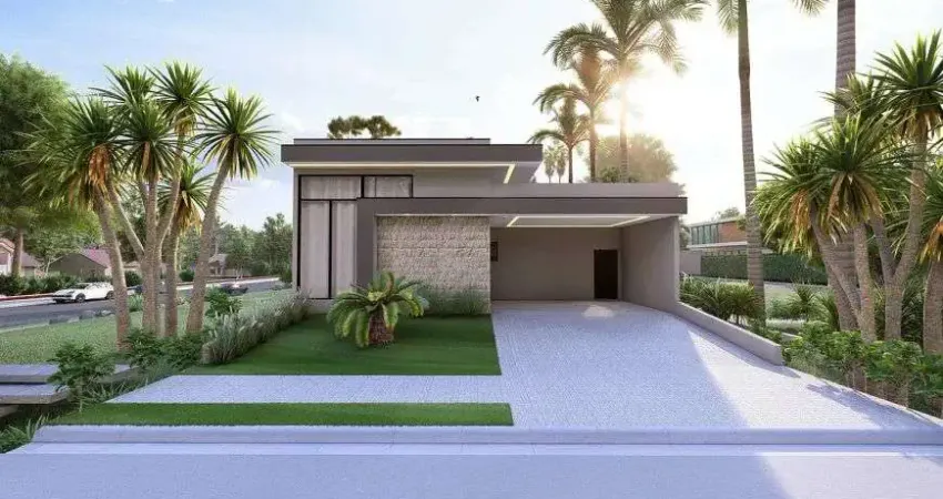 Casa alto padrão à venda no Residencial Club Santorini no Parque Brasil em Paulínia - SP