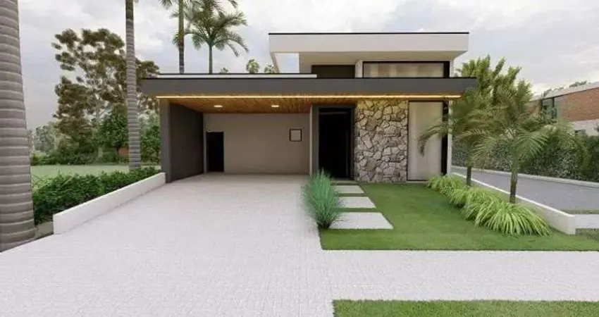 Casa de Condomínio Térrea à Venda no Residencial Club Portinari no Parque Brasil em Paulínia - SP