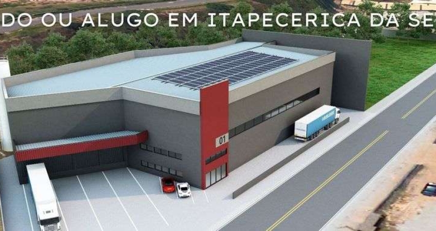 Galpão/Depósito/Armazém para Aluguel ou Venda em Itapecerica da Serra junto a BR-116