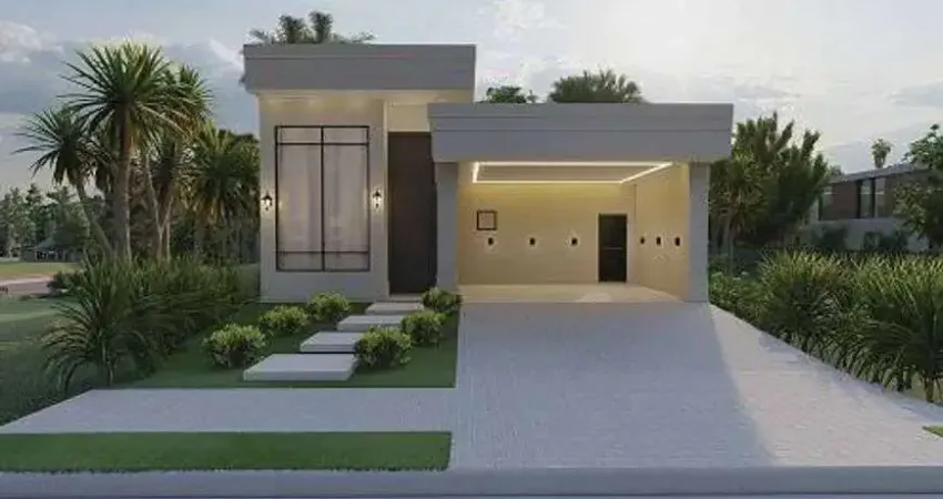 Casa de Condomínio Térrea à Venda no Residencial Club Portinari no Parque Brasil em Paulínia - SP