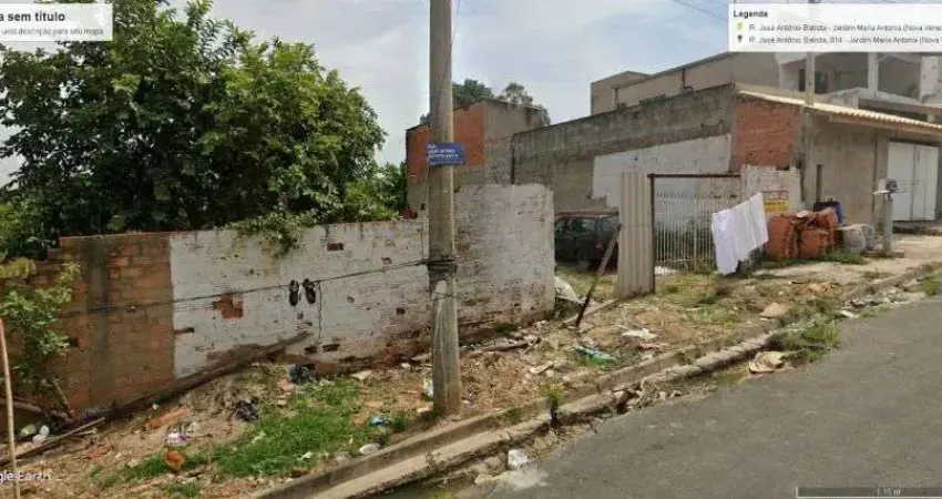 Terreno de 250m² à venda no Jardim Maria Antônia em Nova Veneza/Sumaré - SP