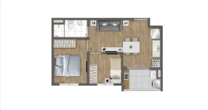 Apartamento à venda no Condomínio Kazzas Park Nova Atlântica em Socorro em São Paulo - SP